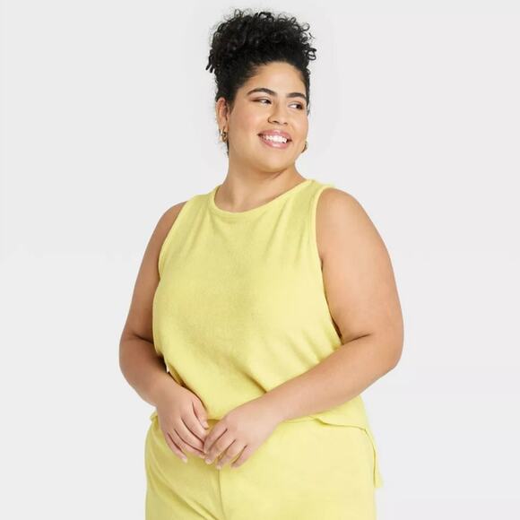 Bundle of 2 A New Day Terry Tank Tops Plus 2X NEW - Picture 2 of 8